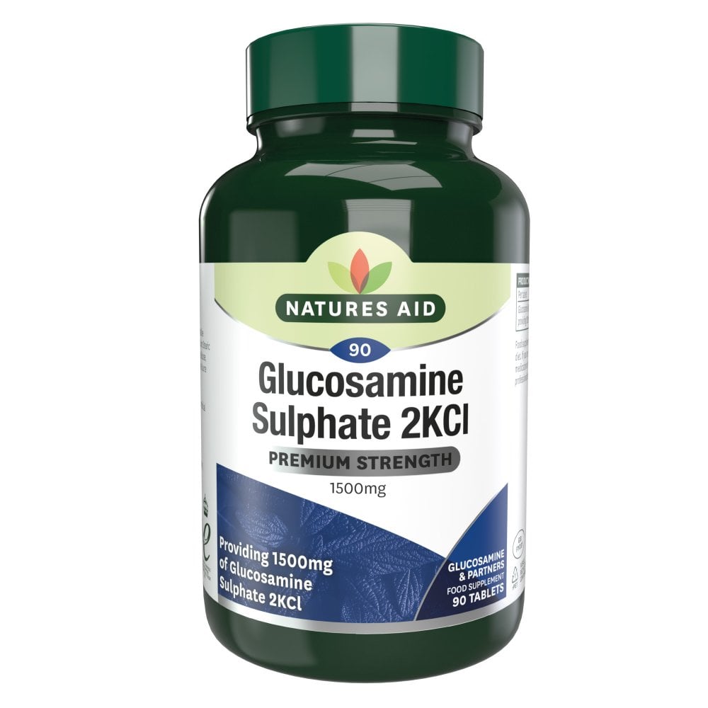 Natures Aid High strength Glucosamine Sulphate 2KCl. 1500mg