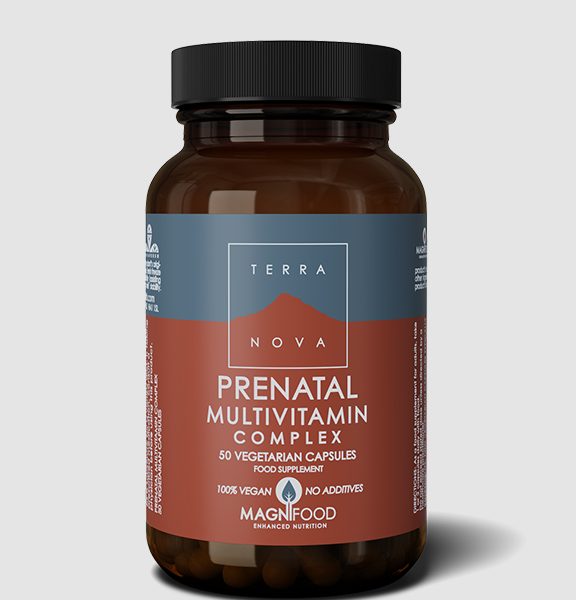 تيرانوفا، الفيتامينات المتعددة قبل الولادة، 50 كبسولة نباتية - متجر صحي