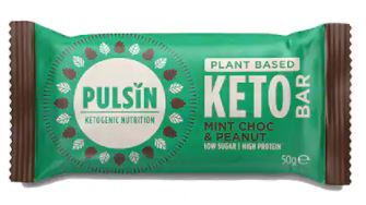 MINT CHOC & PEANUT KETO BAR (18X50G)