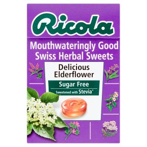 Ricola elderflower sugar free sweets 45g