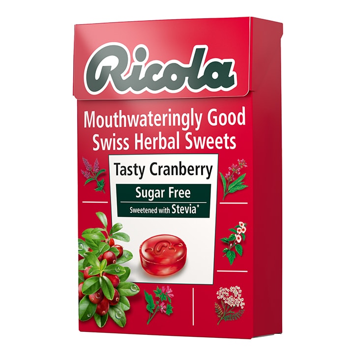 Ricola Cranberry sugar free sweets 45g