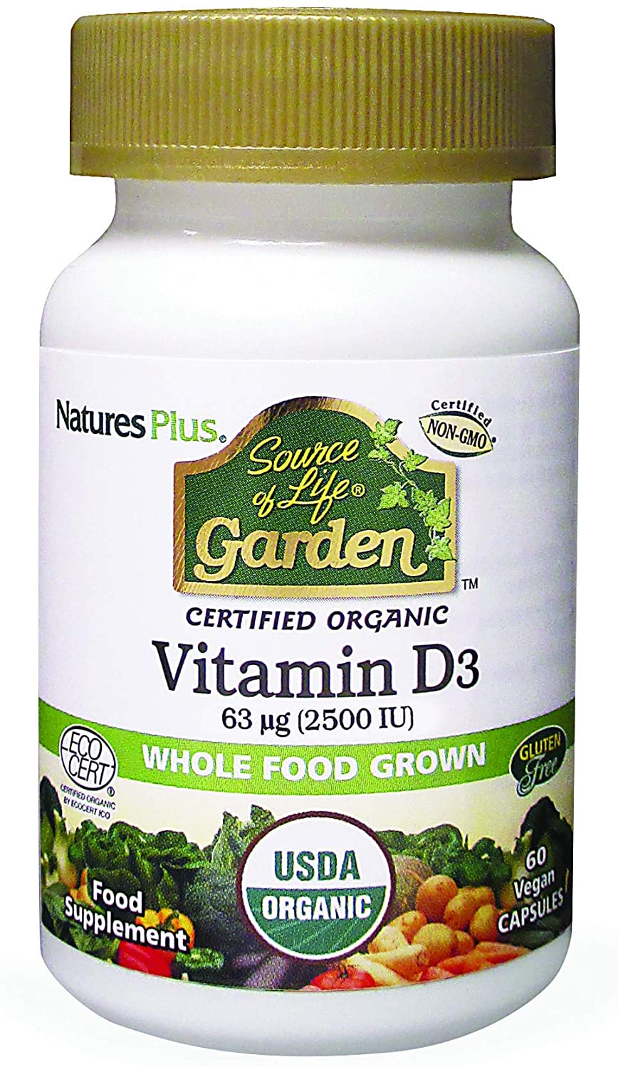 Source of Life Garden Vitamin D3 2500 IU 1-a-day caps