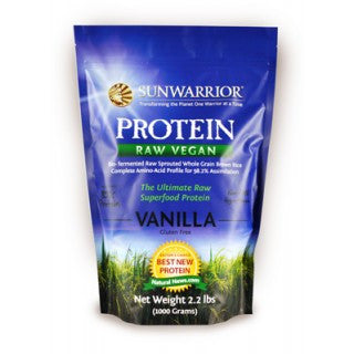 Sunwarrior protein vanilje 1000g - sundhed emporium