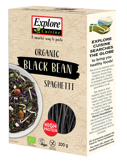 ORGANIC BLACK BEAN SPAGHETTI 200g - Health Emporium