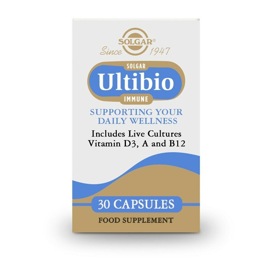 Solgar Ultibio Immune Capsules 30 - Health Emporium