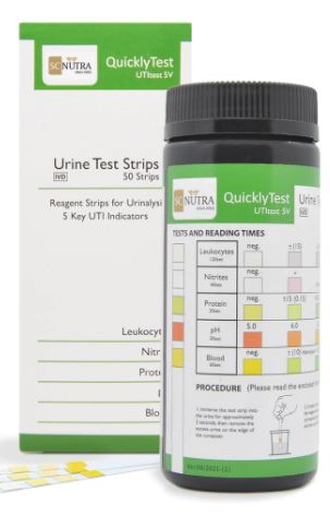 Tiras de teste de urina - teste rapidamente utitest 5v