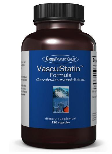 Formule de vascustatine pour la recherche sur les allergies, 120 capsules (disponible début mai)