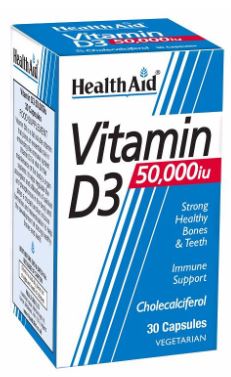 HealthAid Vitamin D3 50,000iu Capsules 30