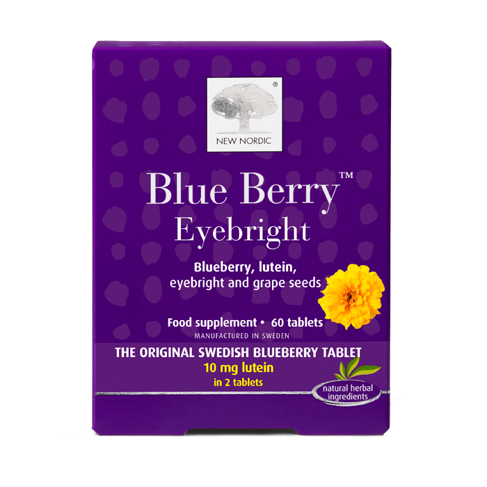 New nordic blue berry eyebright 60 แท็บ
