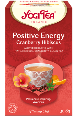 Yogi Tea Positive Energy with Cranberry